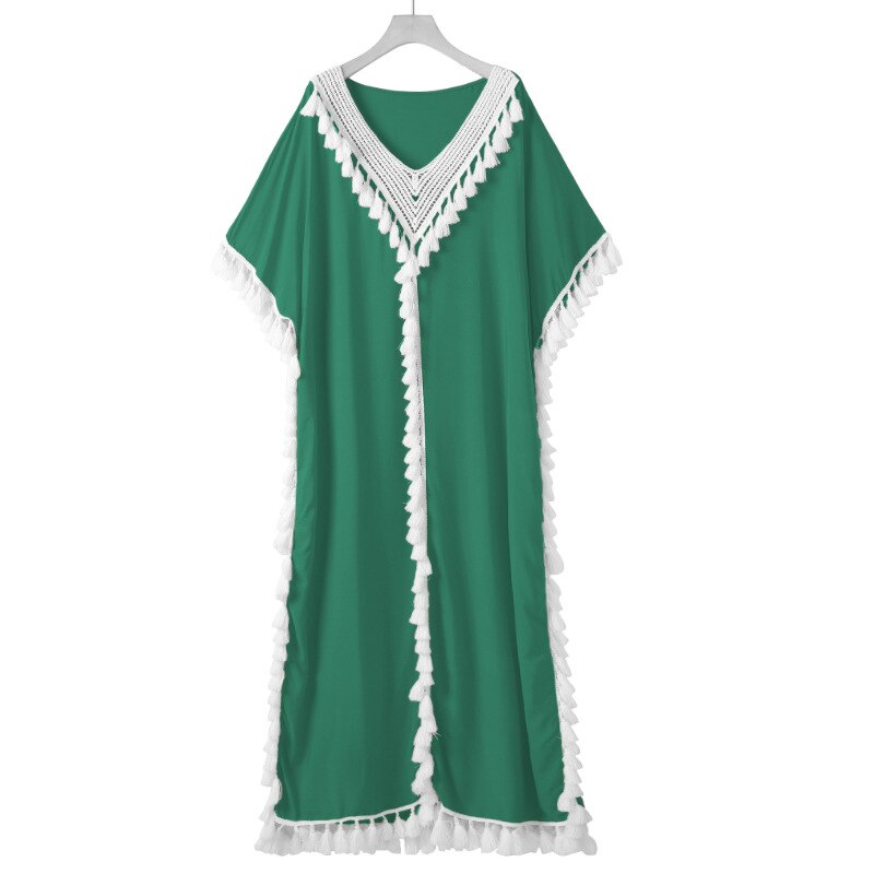 Boho Summer Tassel Moroccan Kaftan