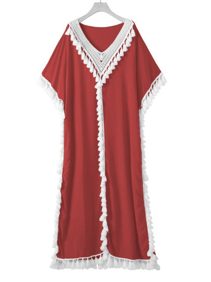 Boho Summer Tassel Moroccan Kaftan