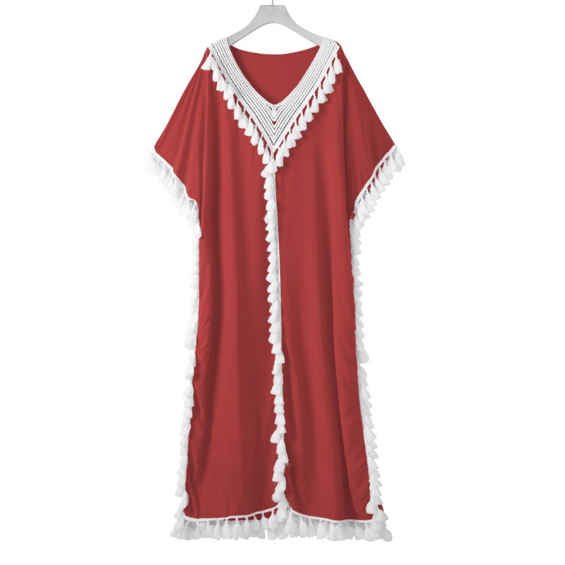 Boho Summer Tassel Moroccan Kaftan