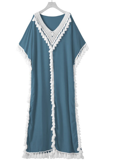 Boho Summer Tassel Moroccan Kaftan