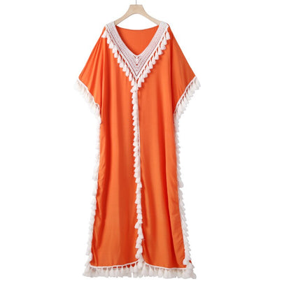 Boho Summer Tassel Moroccan Kaftan