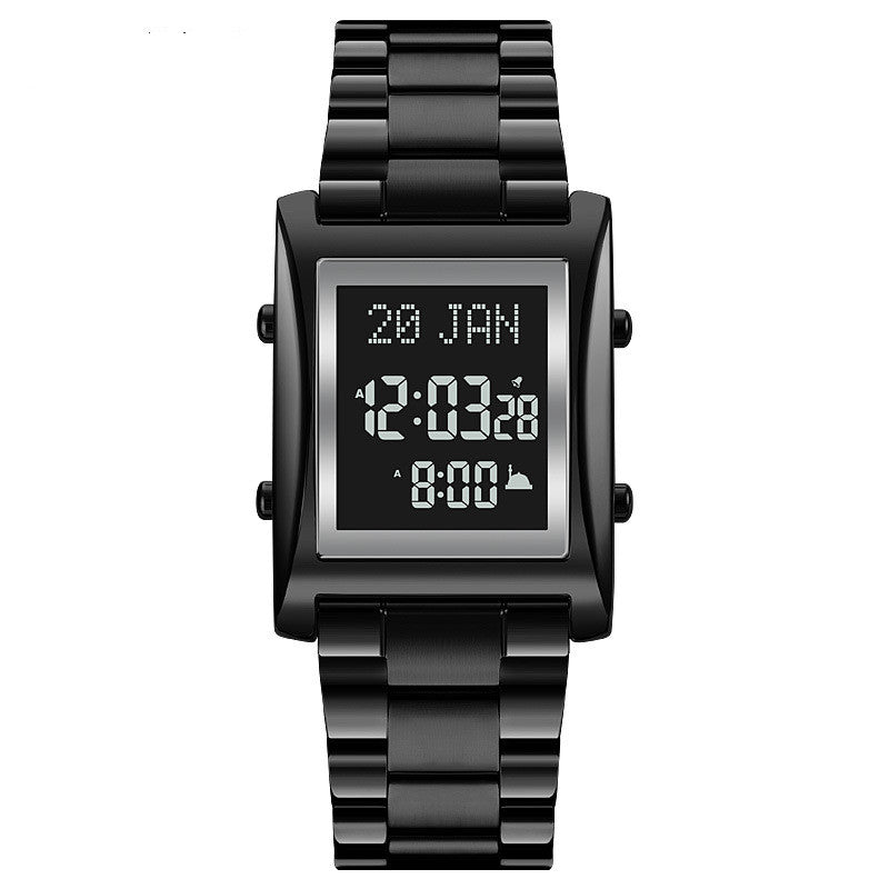 Multifunctional Digital Watch with Azan Prayer and Qibla Direction