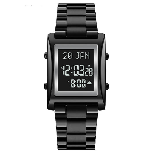 Multifunctional Digital Watch with Azan Prayer and Qibla Direction